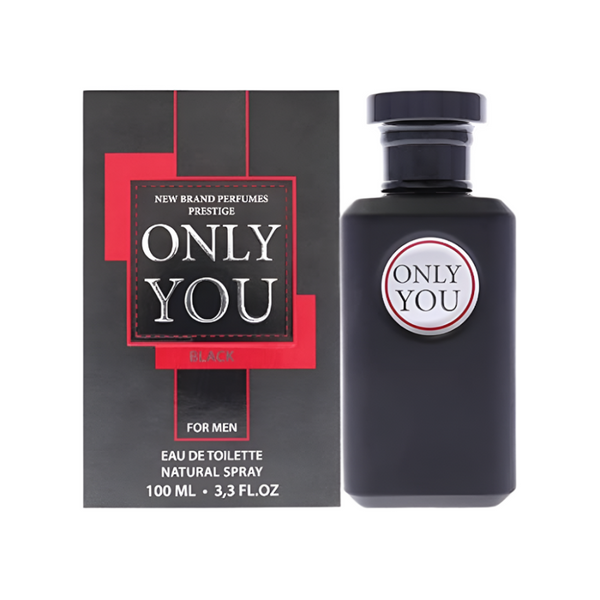 ONLY YOU BLACK FOR MEN EDT — New Brand